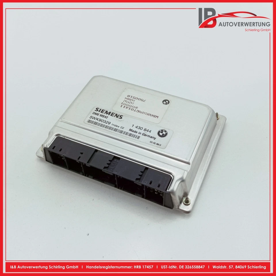 KIT CENTRALINA MOTORE BMW 5 TOURING (E39) 520I 1430844 1095995 8379345 4100188 - Immagine 2 di 4