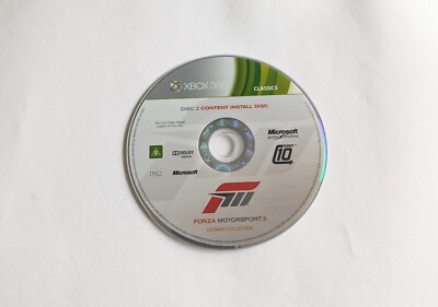 Xbox 360 - Forza Motorsport 3 (Disc 2 Content Install Disc ONLY) - Free ...