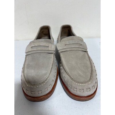 Allsaints Men\'s Sammy Slip-on Suede Penny Loafer in Grey Size 13 (MSRP $299) Allsaints Men main image 4