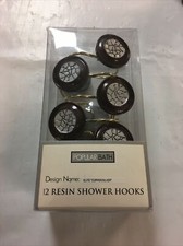 Popular Bath Elite Orb Shower Curtain Hooks, Set Of 12