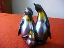 Vintage Shudehill Giftware Arctic Penguin Family Statue Figurine Bird