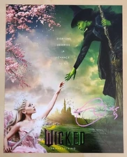Cynthia Erivo Signed WICKED Elphaba 8x10 Photo Actress Singer LEGEND RAD