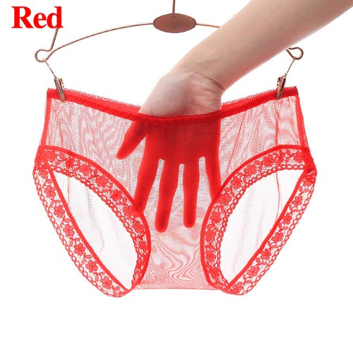Women See Through Mesh Underwear Sexy Lace Panties Lingerie Transparent Knickers - Picture 15 of 35