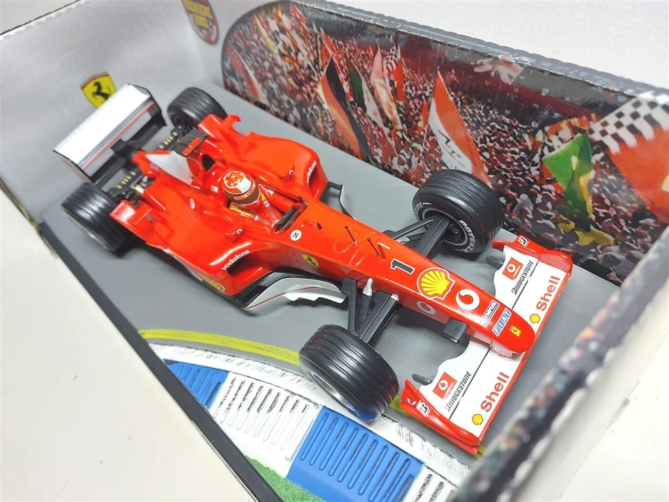 Ferrari F2002 World Champion F1 2002 M. Schumacher - 1/18 Hotwheels B7021 - Immagine 4 di 4