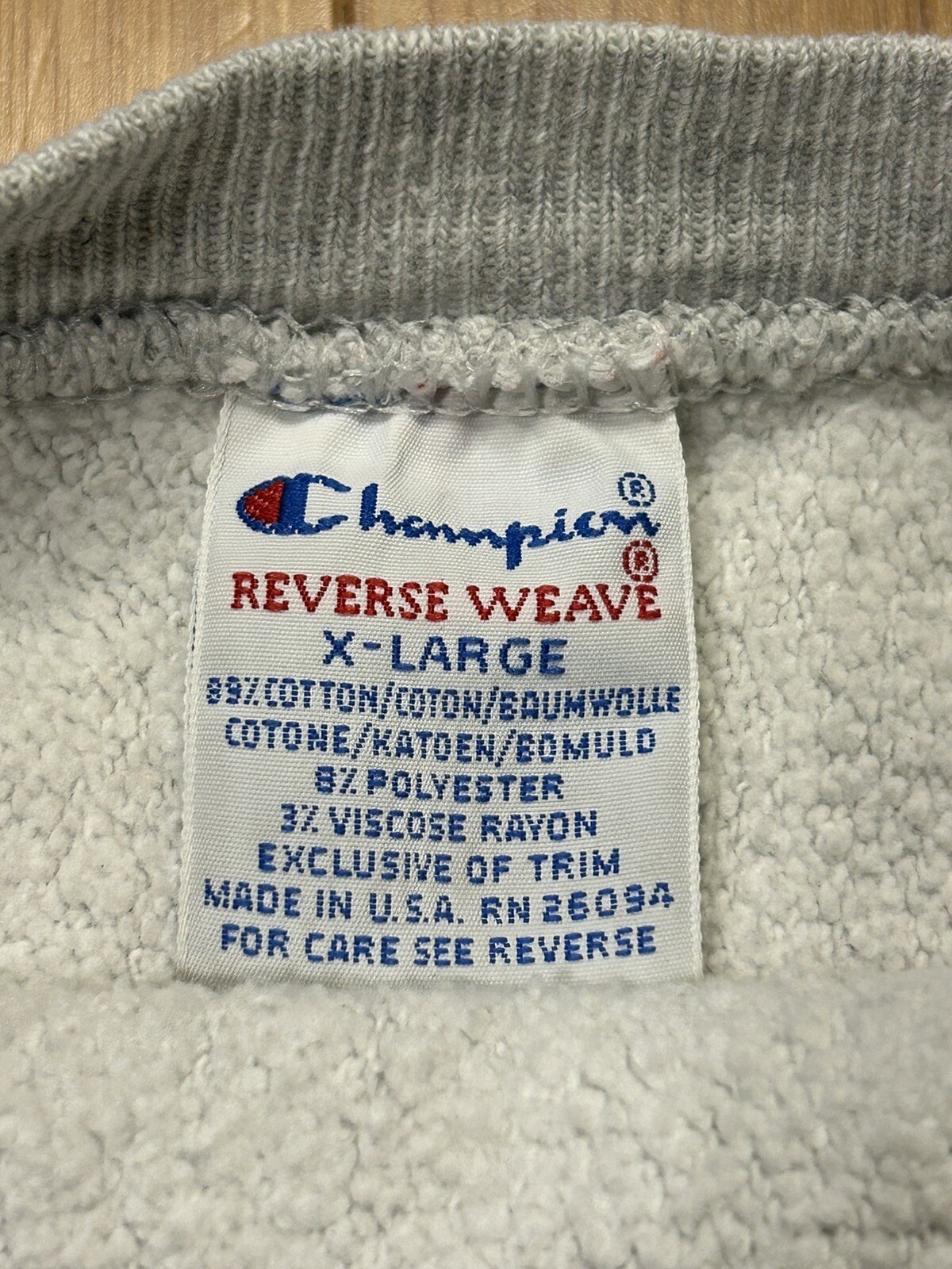 Vintage Champion Reverse Weave 80’s Bryan Crewnec… - image 6