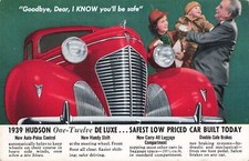 1939 Hudson One-twelve Deluxe Car Gurley Alabama Al 1944 Postcard