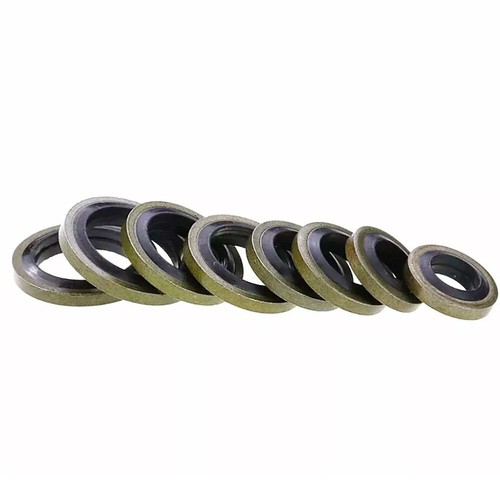 100x Oil Drain Plug Washer Sealing Gasket Assortment Kits M6 M8 M10 M12 M14 M16 - Picture 10 of 11