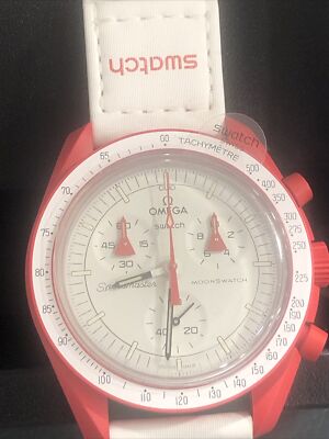 OMEGA x Swatch Speedmaster MoonSwatch Bright White Men's Watch