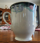 Caravel Cup (8 oz.) & Saucer Set Porcelain Excel White Black Blue Pink Green ! — photo 2