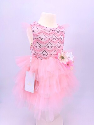 Mädchenkleid festlich Rosa, Tüll, Tutukleid Princess, Gr. 86, 92, 98