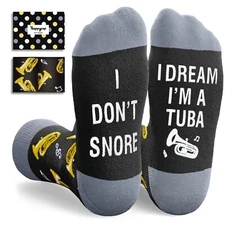 Tuba Socks for Tuba Players - Music Gifts for Teens Men Women