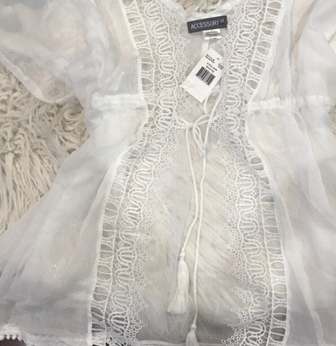 Women’s🌿Accessory Summer Lightweight Lace Cover up One Size - Picture 6 of 14