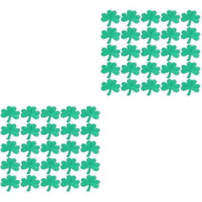 10 Packs St Patty Der Tag Zubehör Kleeblatt Glitter St Patricks Zubehör