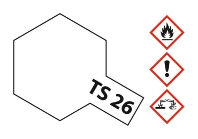 Tamiya Acryl Sprühfarbe TS-26 Weiss glänzend 100ml #85026