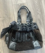 Juicy Couture Bag Daydreamer Velour Black  Y2k Vintage Bag Genuine Black