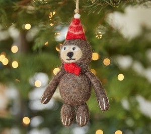 Pottery Barn Kids Felted Sloth Christmas Ornament Ebay