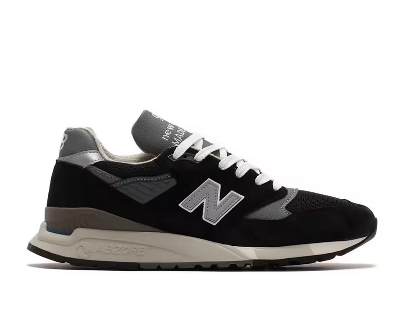New Balance 998 Black Silver Made In The USA | eBay