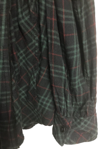 LEE Riders 2XL Shape Illusion Button Up Hemd Flanell grün kariert Country Kragen - Bild 6 von 9