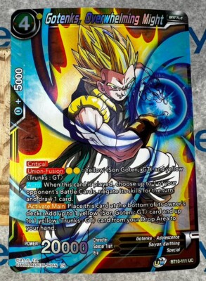 Pre-Release Gotenks Overwhelming Might BT10-111 Dragon Ball Super