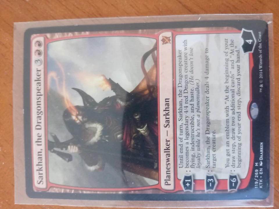 Sarkhan The Dragonspeaker Magic The Gathering Khans Of Tarkir 119 Planeswalker - Image 2 of 2