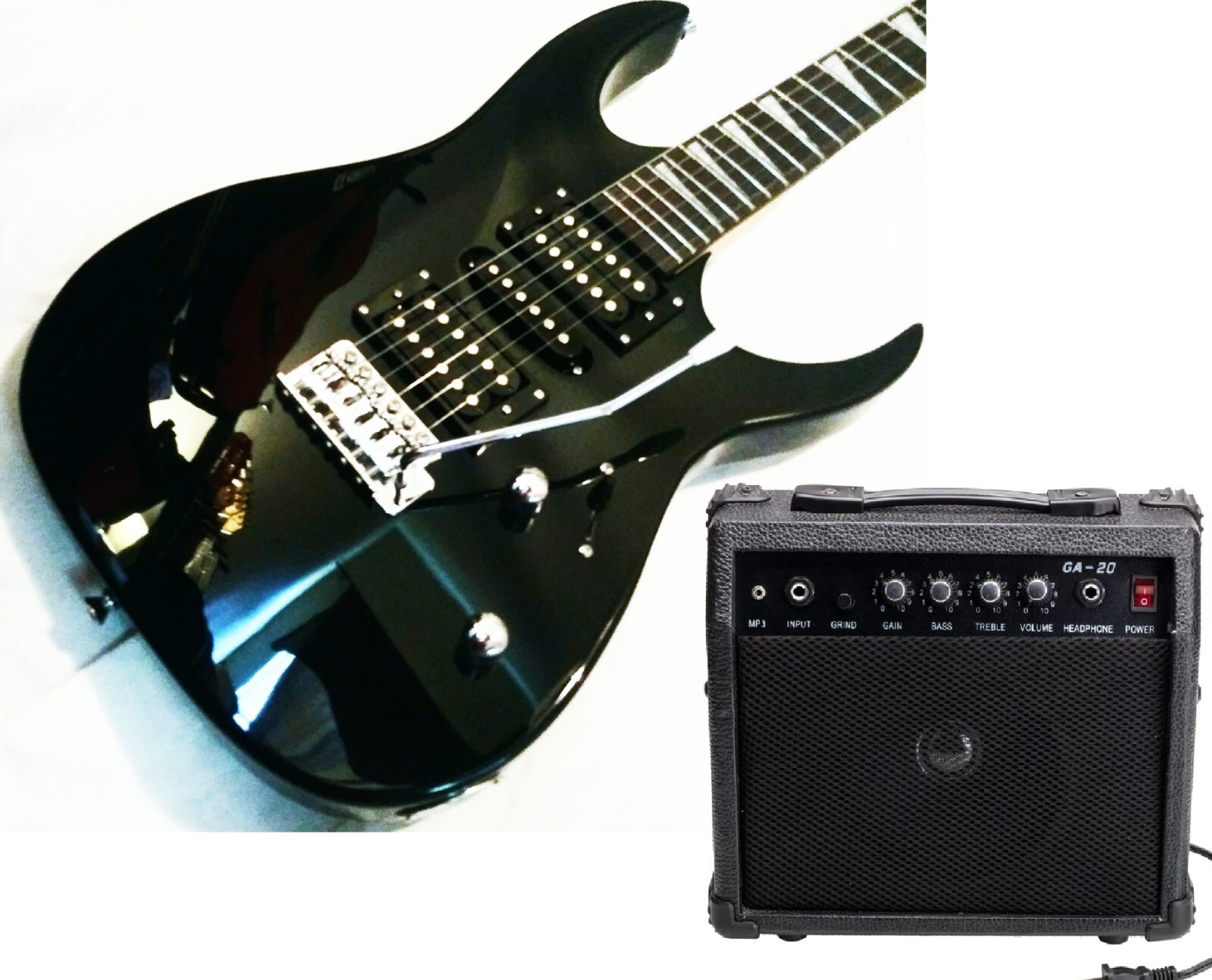🎸FAST, FREE SHIPPING!🎸 AMP! I Style Electric Guitar Soft Case/Gig Bag Strap!