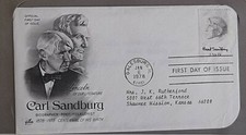 FDC #1731*CARL SANDBURG*1/06/78***PLUS +13c X 2 MINT Stamps* 