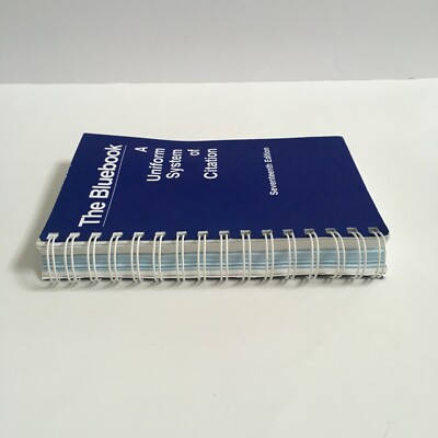 The Bluebook: A Uniform System of Citation, 17th Edition | eBay