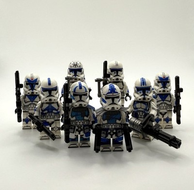 501st Clone Wars Legion Custom Minifigures   8 Figures Squad Set