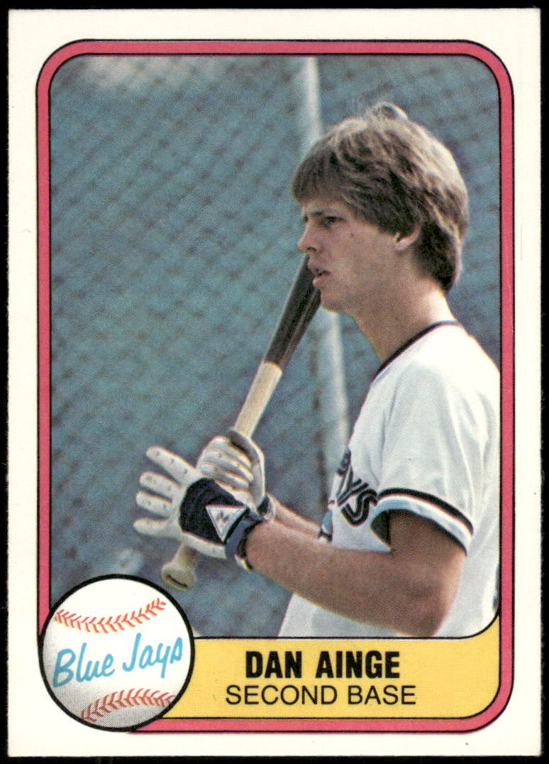 1981 Fleer #418 Danny Ainge RC [VG] [Toronto Blue Jays] [Base Set Baseball Card]