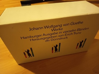 Johann Wolfgang von Goethe Werke Hamburger Ausgabe 14 Bände dtv im Schuber