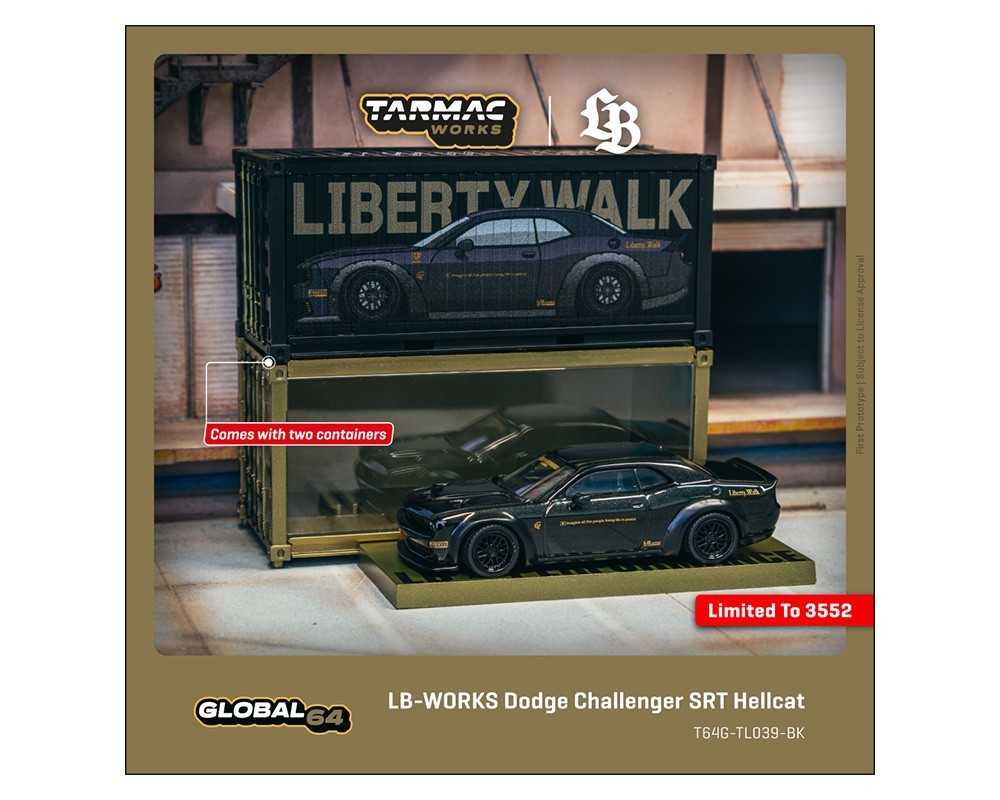 ターマックワークス 1/64 LBダッジ チャレンジャー SRT ヘルキャット Amazon | ターマックワークス 1/64 LB-WORKS ダッジ