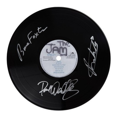 The Jam With Printed Signed Autograph Vinyl Record Art