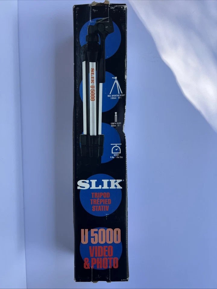 Slik U5000 Lightweight 360 Degree Camera & Video Tripod 45" Used Once Portable - Image 3 of 4