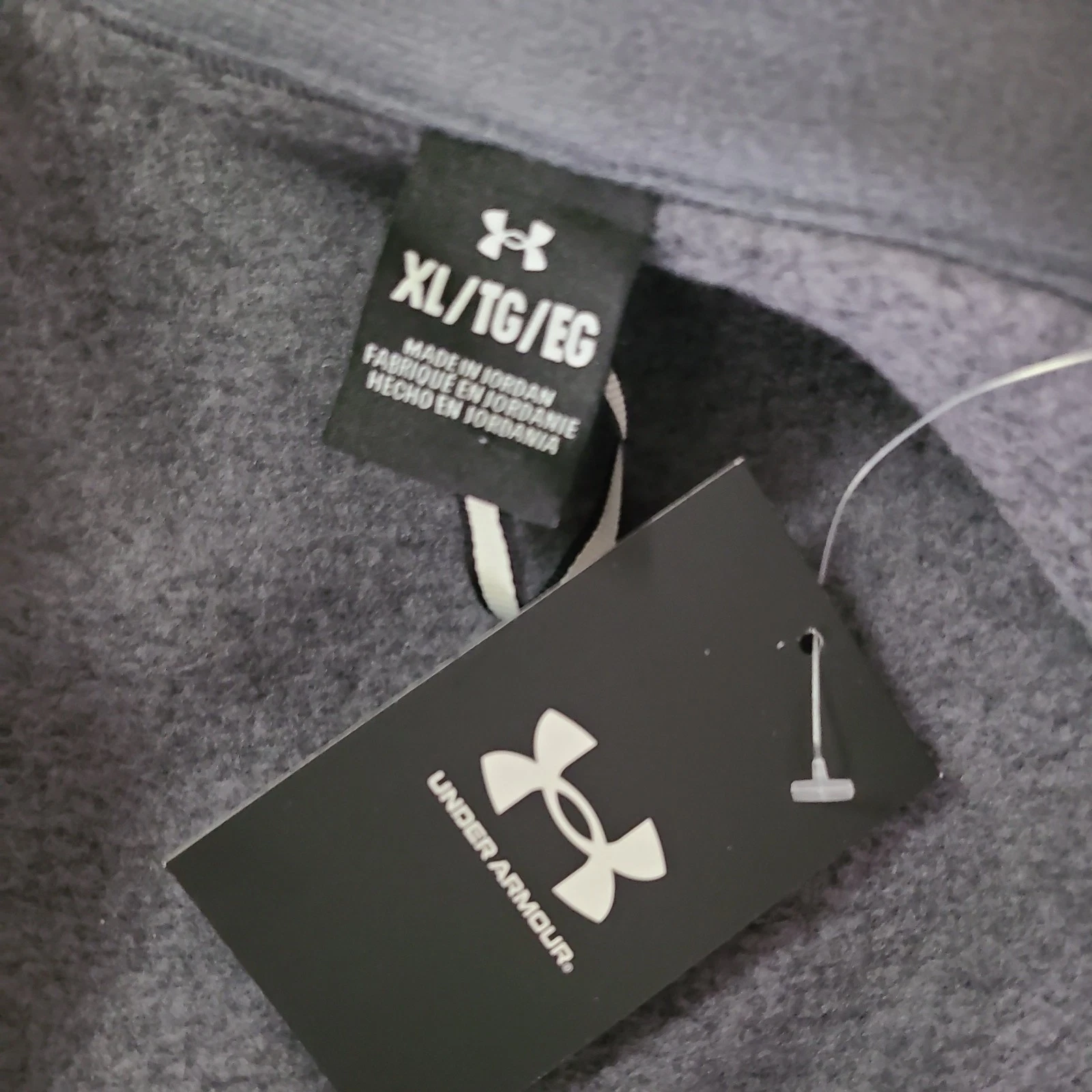 Under Armour Specialist Fleece Vest / Gray - product detail image 3