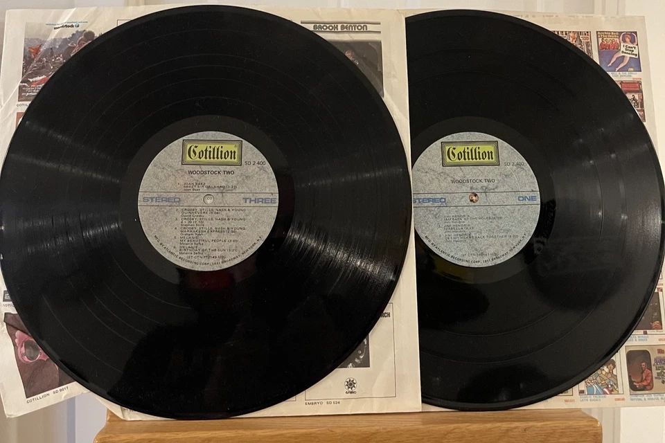 Woodstock Two Vinyl 2 LP Cotillion SD 2-400 Jimi Hendrix CSNY Canned Heat 1971 Foto 3 de 4