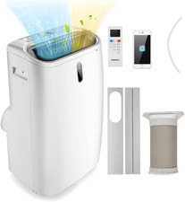 Condizionatore Portatile Caldo E Freddo, 14000BTU/4,1 Kw, 5 in 1 Con Raffreddame