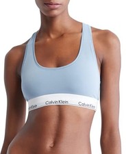 Calvin Klein Modern Cotton Bralette F3785 Sterling Blue XL