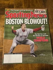 Sporting news magazine November 5, 2007 - Boston Red Sox