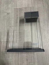 KUHN RIKON Colori+ Vision Utensil Caddy and Knife Block Transparent Grey 24312