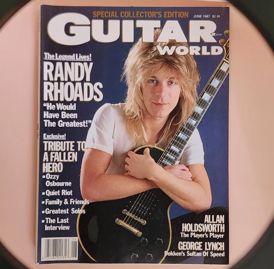 Guitar World Magazine June 1987, Randy Rhoads, Ozzy Quiet Riot- Special Edition Foto 2 de 4