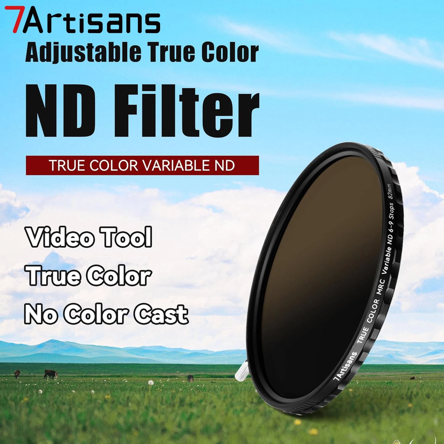 7artisans True Color VND Adjustable Neutral Density Filter 2-5 Stops/6-9 Stops