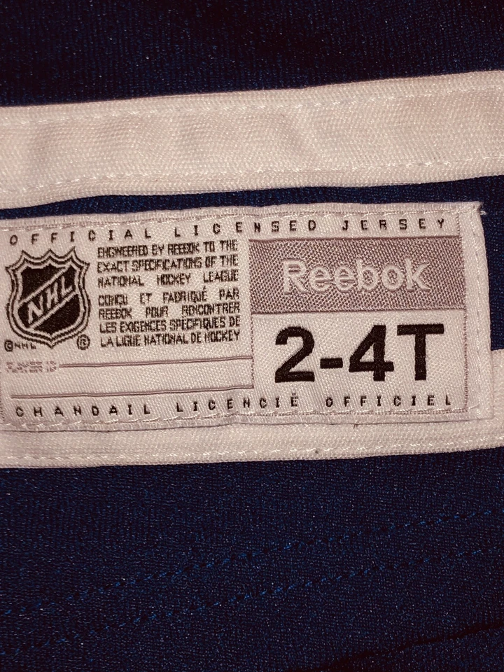  CAMISETA REEBOK CON LICENCIA NHL Toronto Maple Leafs 2-4T niño/niños/niñas  Foto 2 de 4