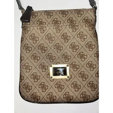 Guess Skya Mini Monogram Crossbody Women's Bag