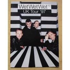 WET WET WET UK TOUR 1997 PROGRAMME CONCERT BOOKLET WITH PICTURES AND INFO UK