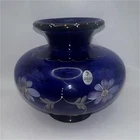 Fenton Royal Purple Colonial Scroll Vase, 6.5” high x 7”  Diameter