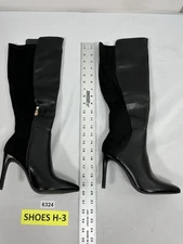 Womans Otk Boots Size 7.5 Black Pointed Toe 1/4 Zip Stiletto NWOT