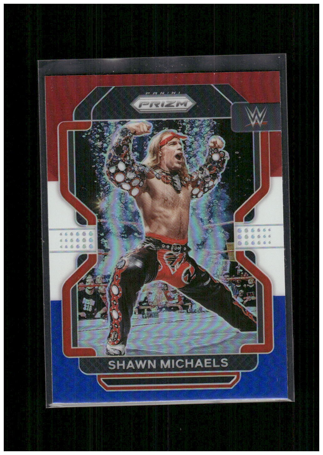 2022 Panini Prizm WWE #199 Shawn Michaels Red, White and Blue