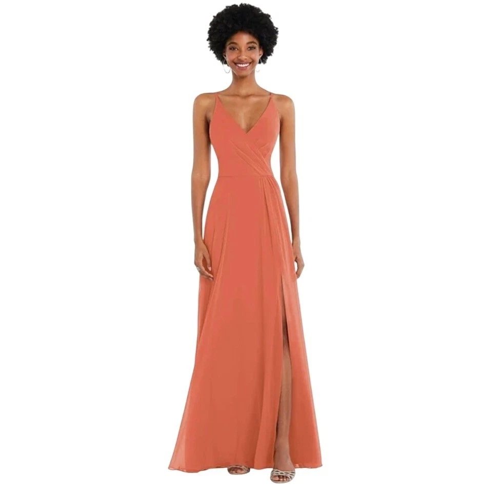 orange bridesmaid dresses ebay Mismatched Long Mermaid Orange Bridesmaid Dresses, Wedding Guest Dress   bridalsew