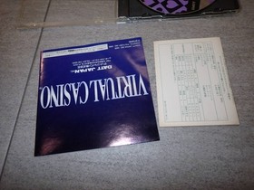 SONY SEGA SEGA SS Saturn Virtual Casino With postcard MM11/B792