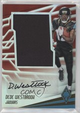 2017 Panini Phoenix RPS Rookie Jumbo Swatch 127/149 Dede Westbrook Auto 0f8